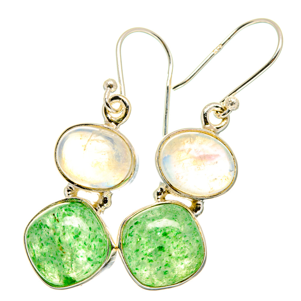 Green Aventurine Earrings handcrafted by Anasilvercos - EARR421383