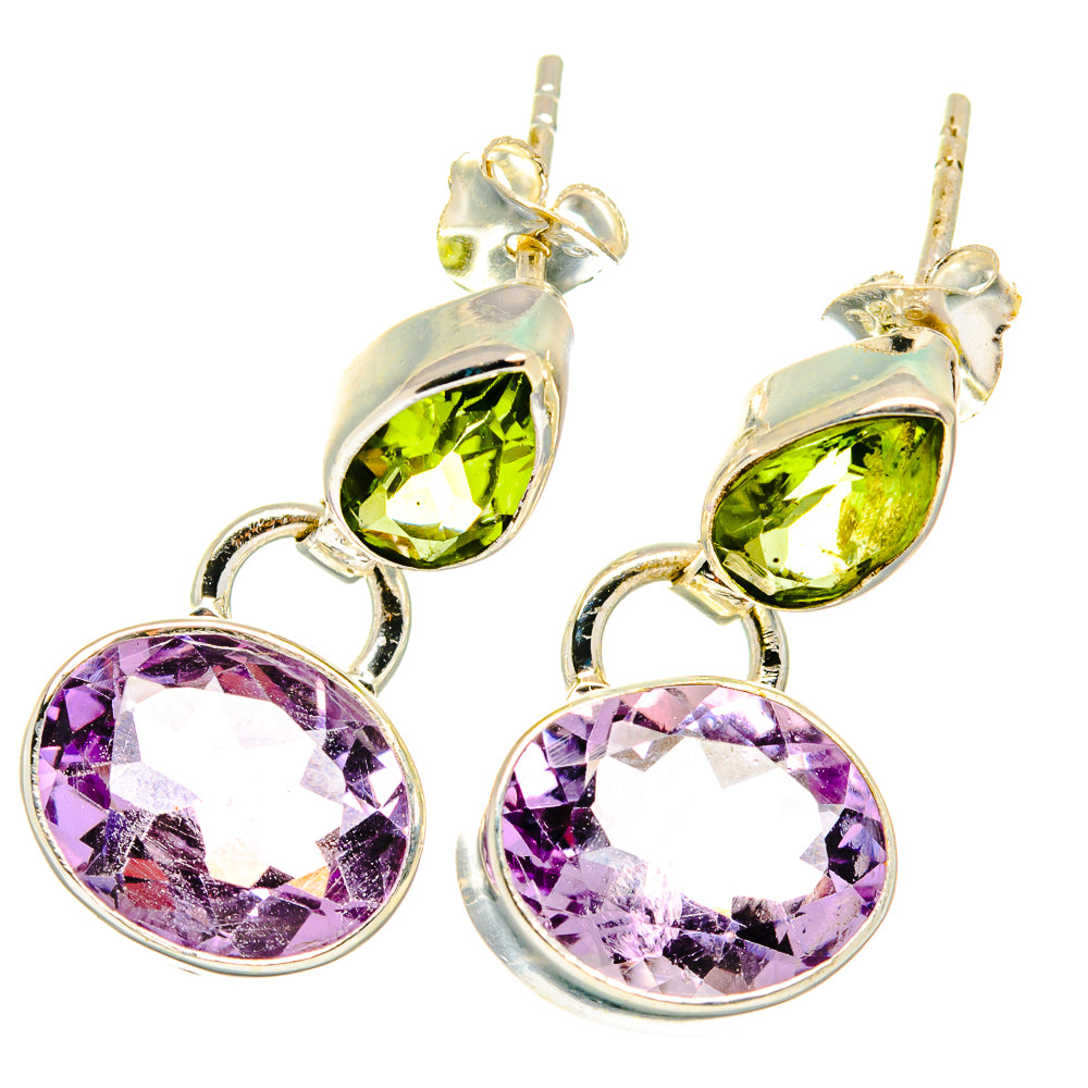 Amethyst Earrings handcrafted by Anasilvercos - EARR421384
