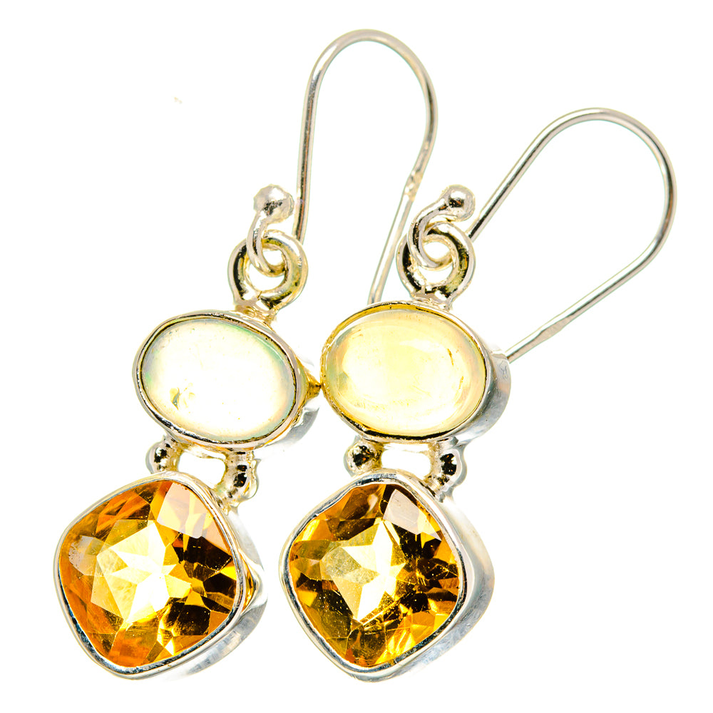 Citrine Earrings handcrafted by Anasilvercos - EARR421386