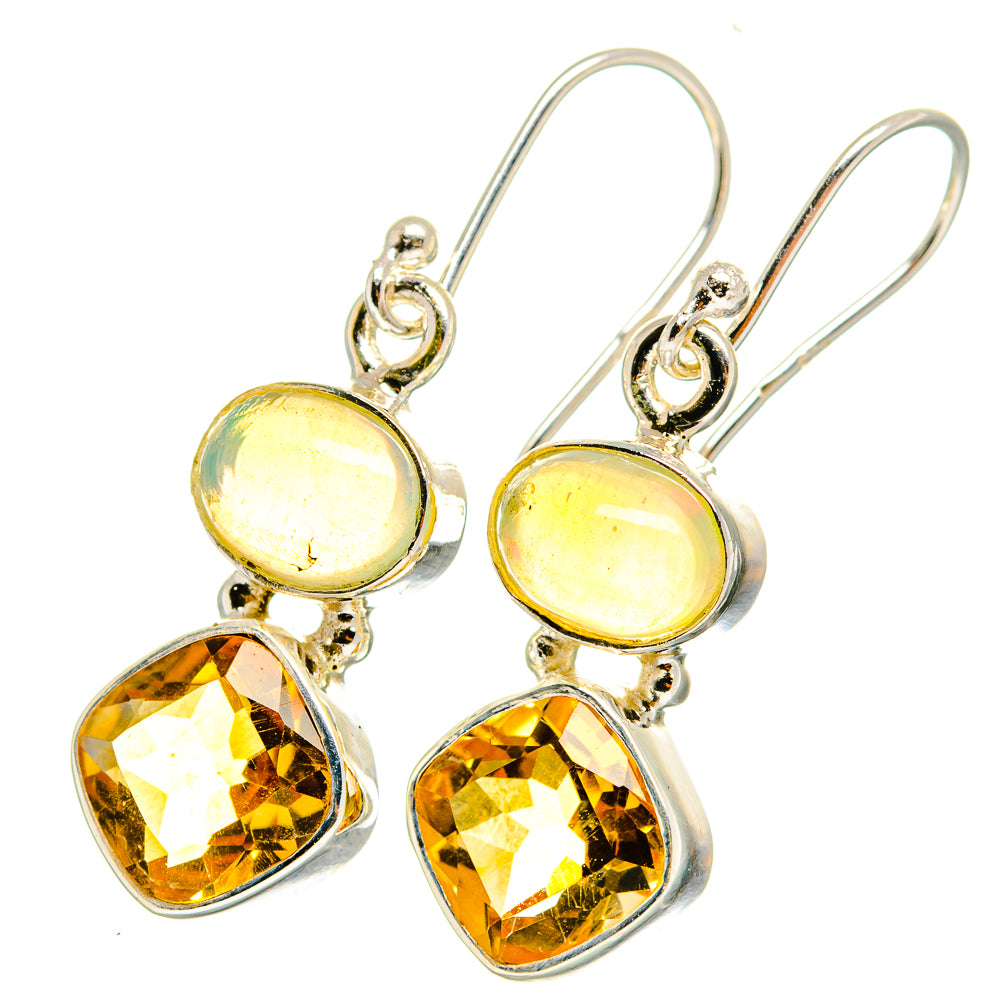 Citrine Earrings handcrafted by Anasilvercos - EARR421391