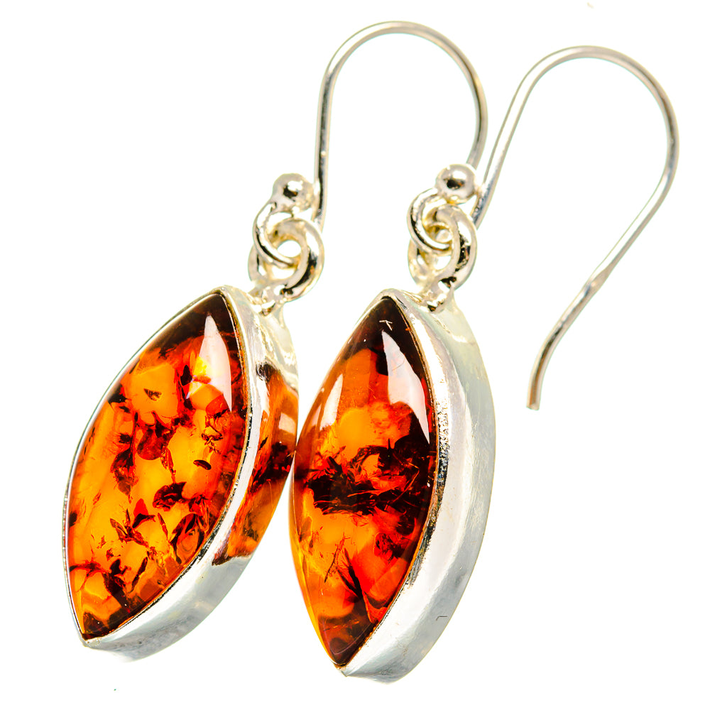 Baltic Amber Earrings handcrafted by Anasilvercos - EARR421393