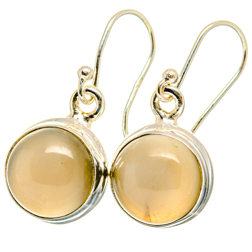Moonstone Earrings handcrafted by Anasilvercos - EARR421403