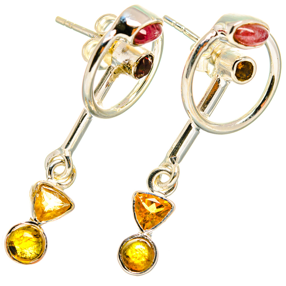 Citrine Earrings handcrafted by Anasilvercos - EARR421407