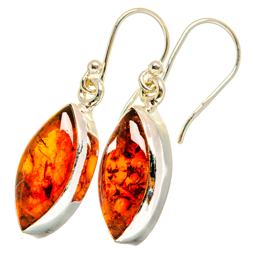 Baltic Amber Earrings handcrafted by Anasilvercos - EARR421410