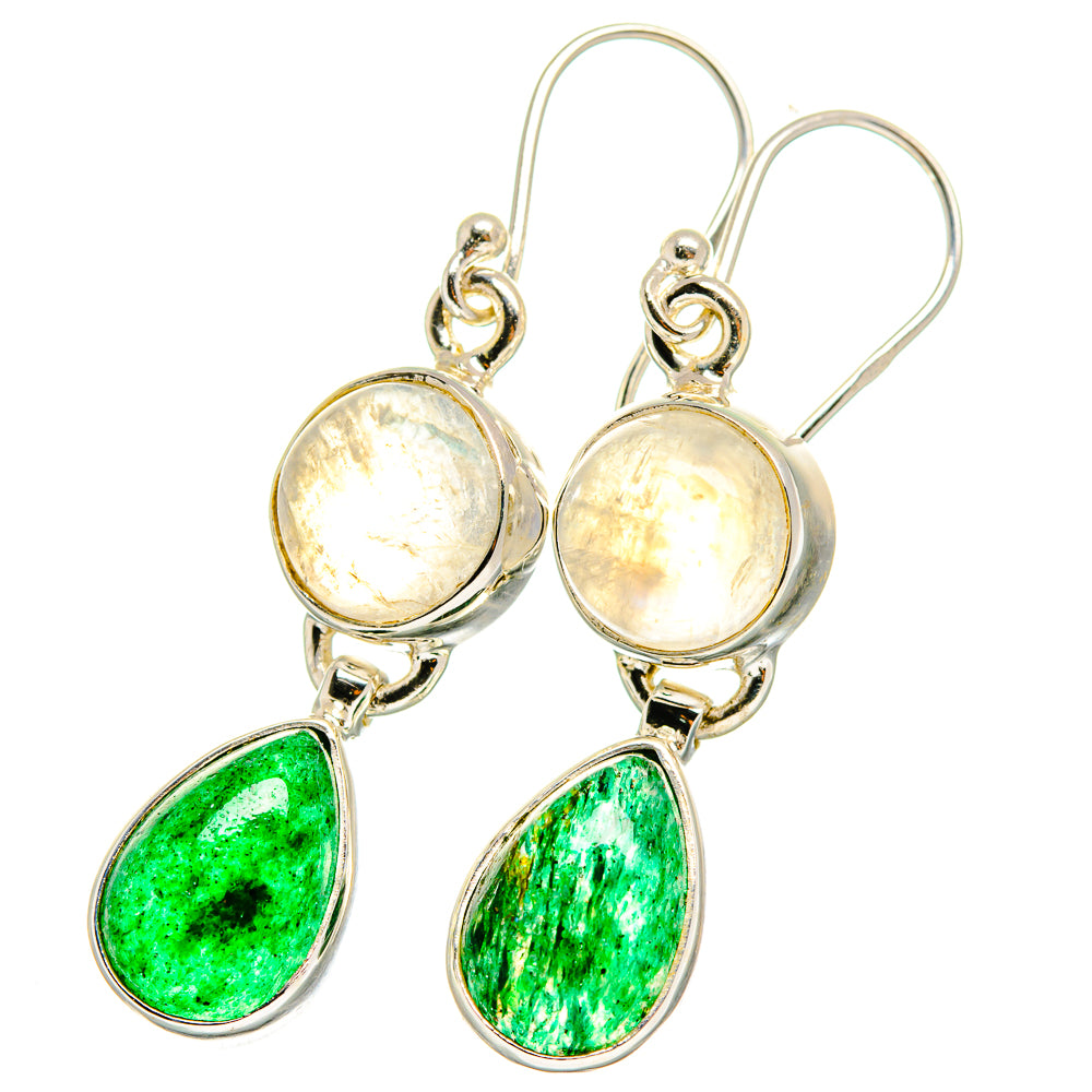 Green Aventurine Earrings handcrafted by Anasilvercos - EARR421412