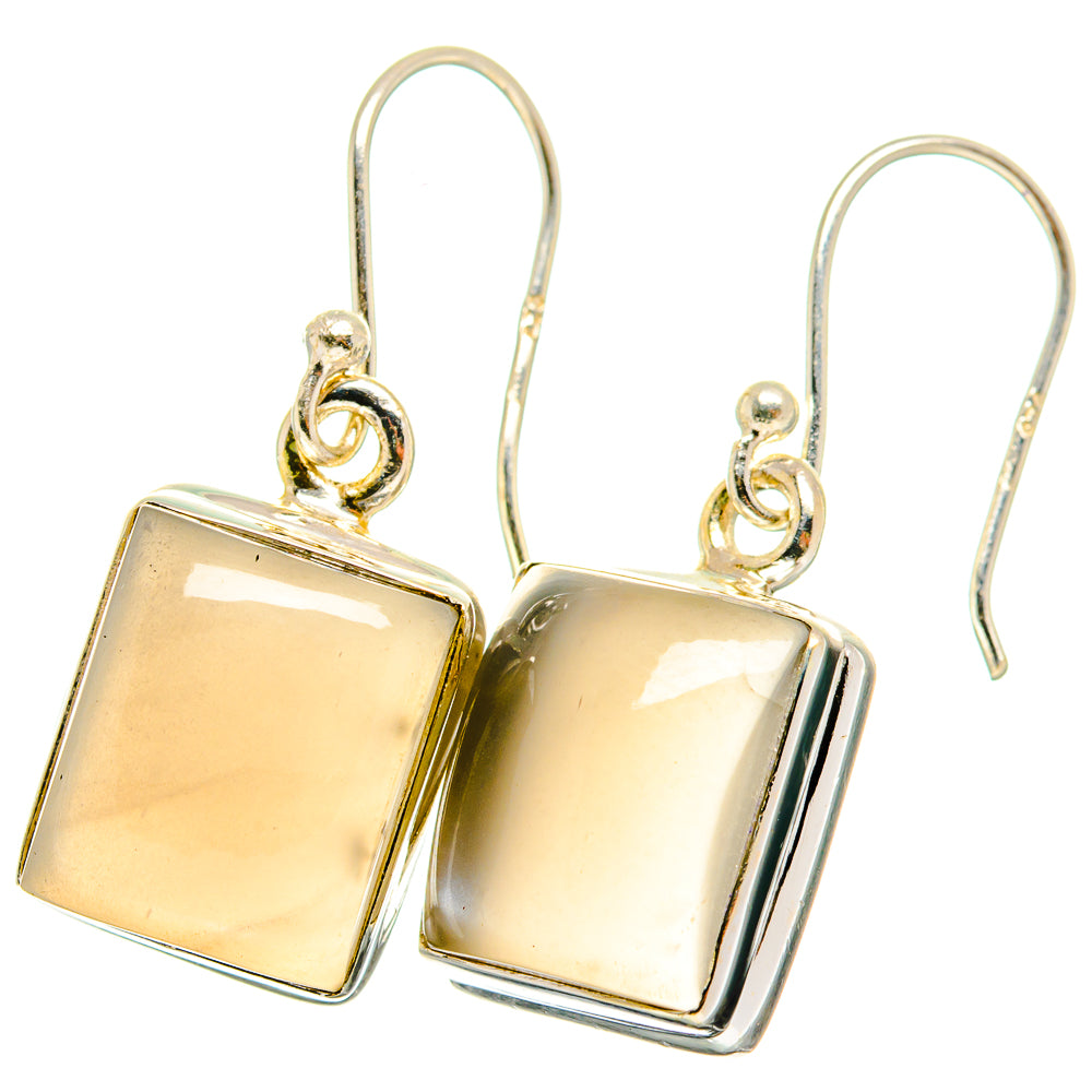 Moonstone Earrings handcrafted by Anasilvercos - EARR421416