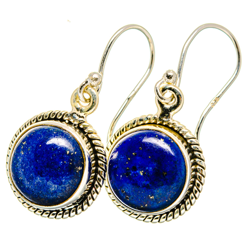 Lapis Lazuli Earrings handcrafted by Anasilvercos - EARR421427