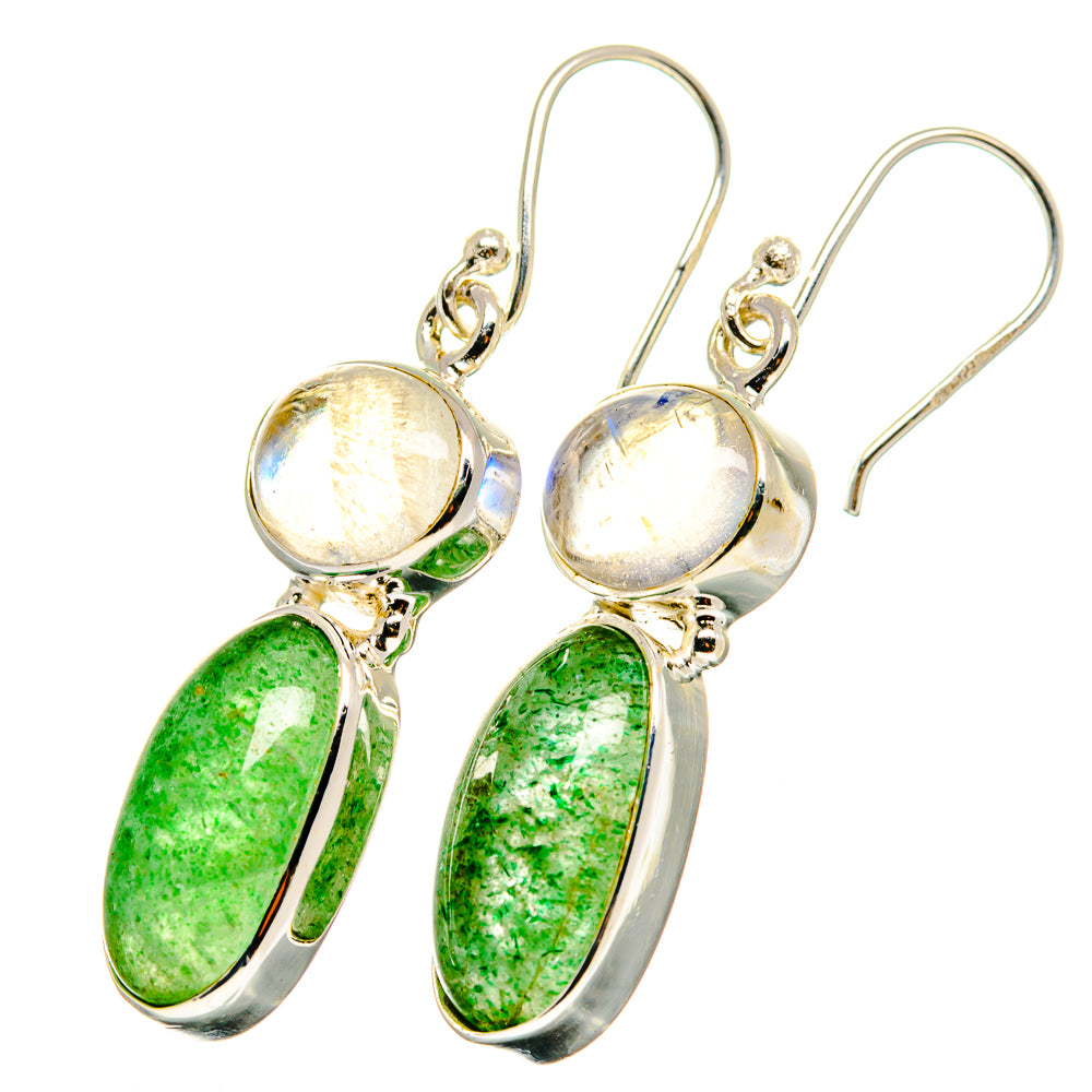 Green Aventurine Earrings handcrafted by Anasilvercos - EARR421432