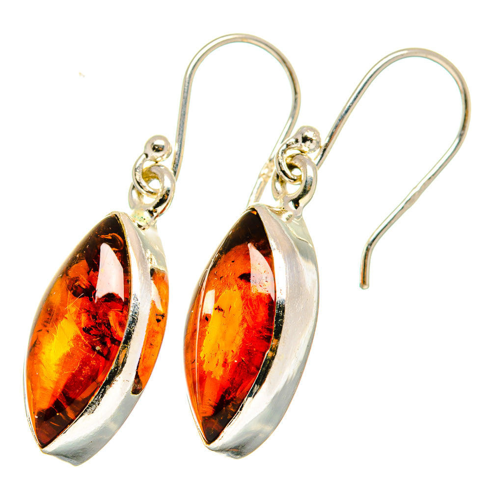 Baltic Amber Earrings handcrafted by Anasilvercos - EARR421433