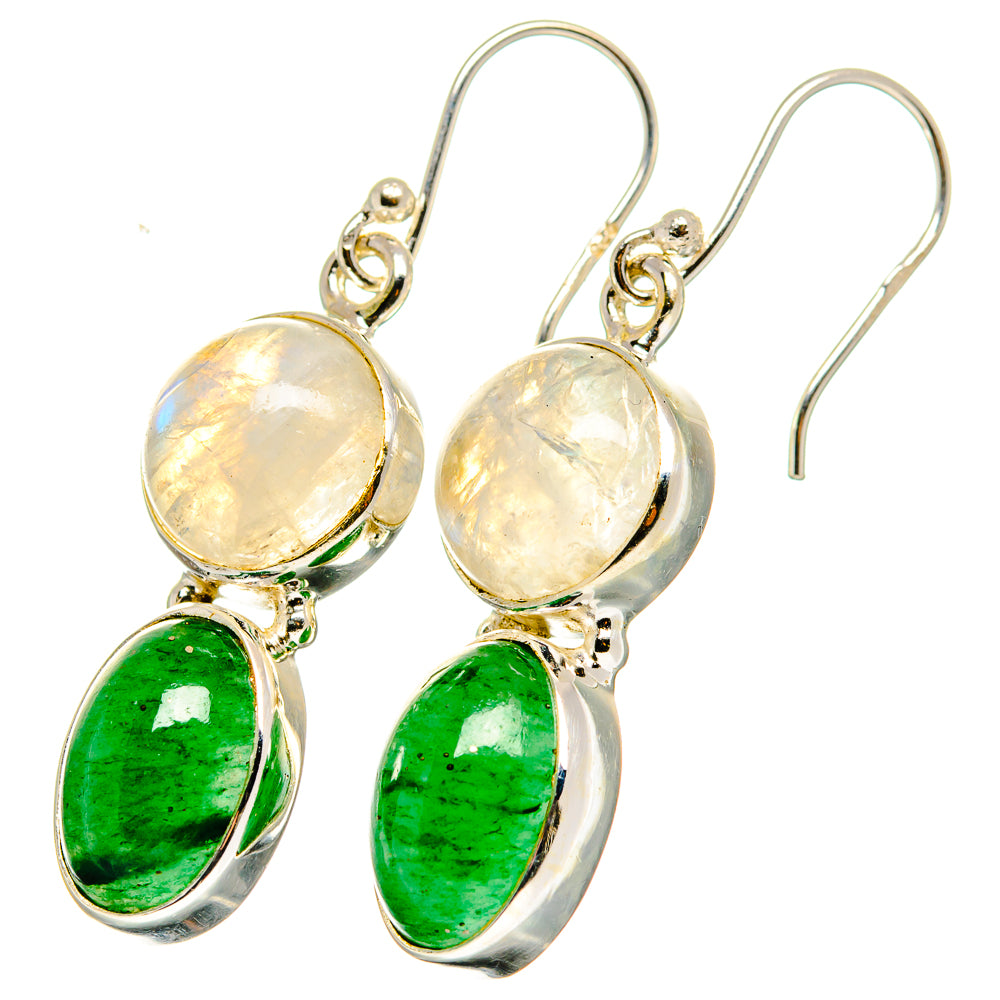 Green Aventurine Earrings handcrafted by Anasilvercos - EARR421434