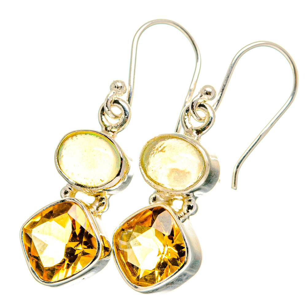 Citrine Earrings handcrafted by Anasilvercos - EARR421441