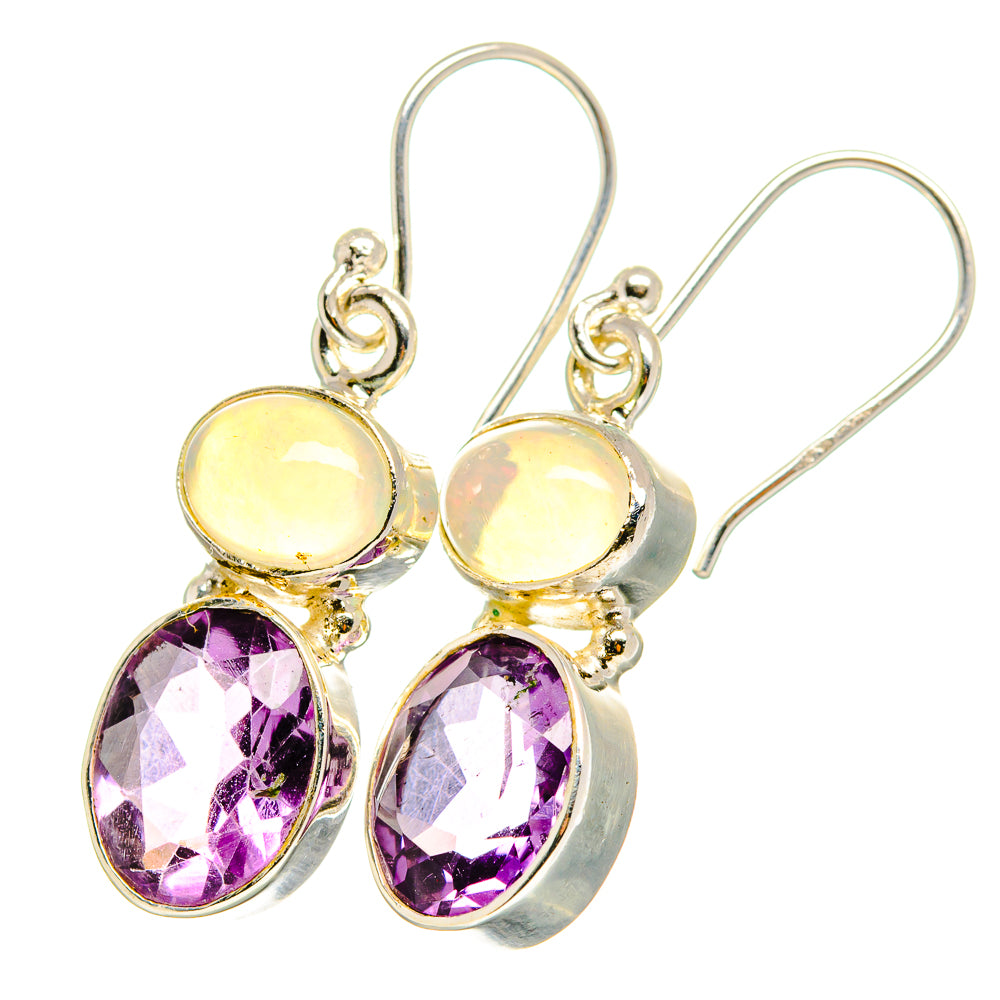 Amethyst Earrings handcrafted by Anasilvercos - EARR421447