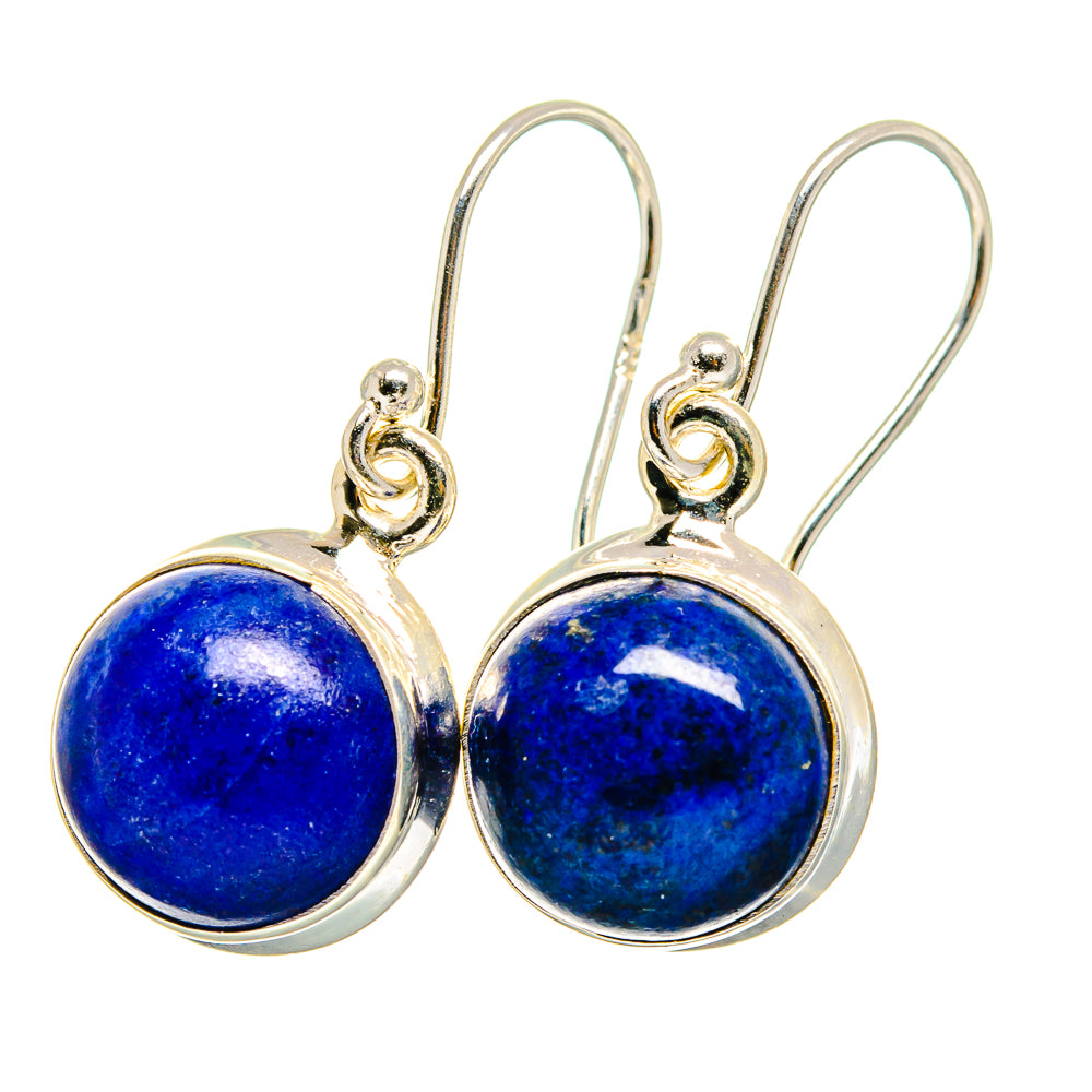 Lapis Lazuli Earrings handcrafted by Anasilvercos - EARR421448