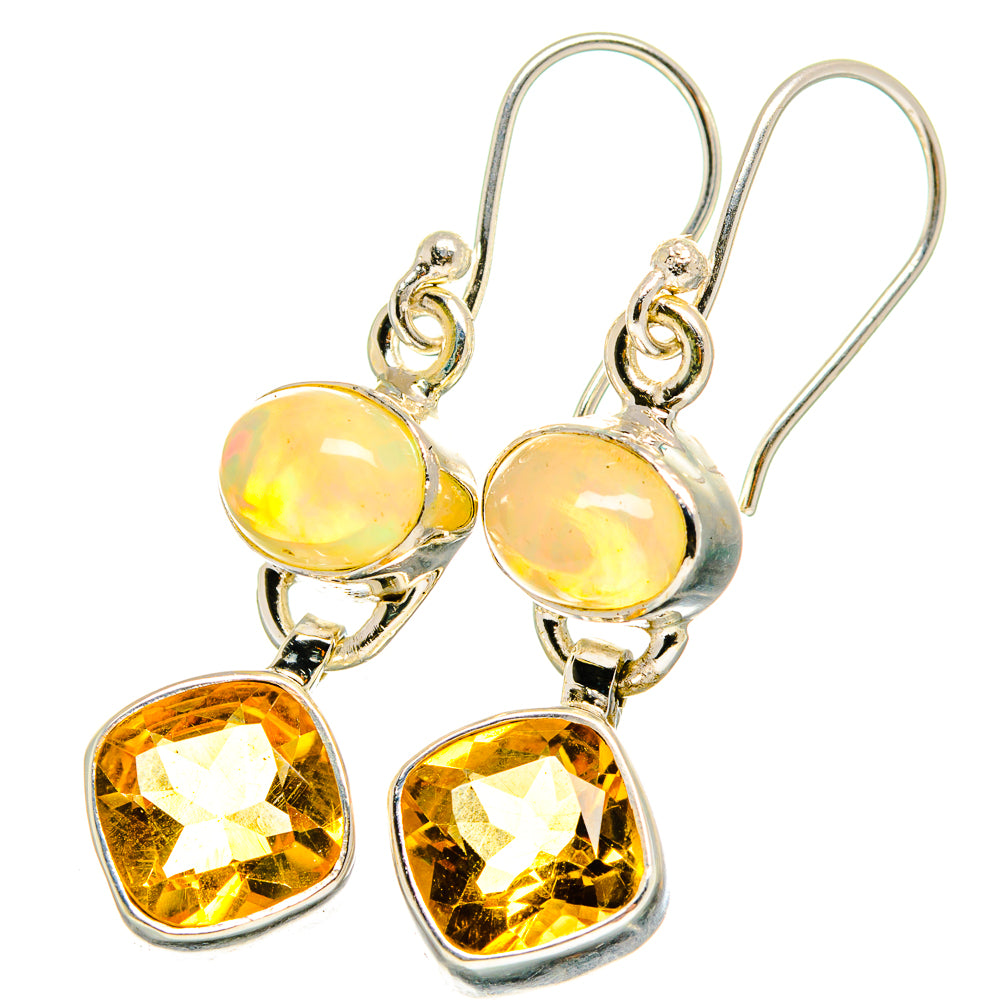 Citrine Earrings handcrafted by Anasilvercos - EARR421451