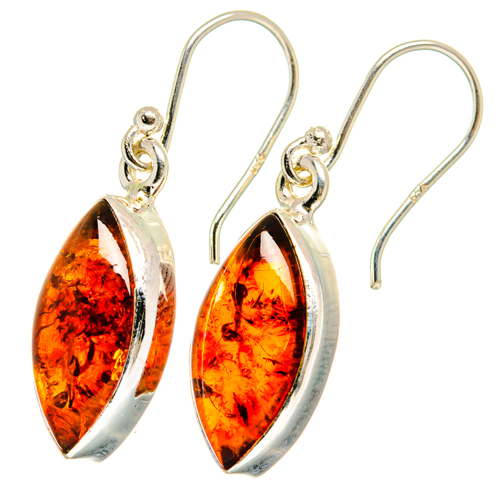 Baltic Amber Earrings handcrafted by Anasilvercos - EARR421460