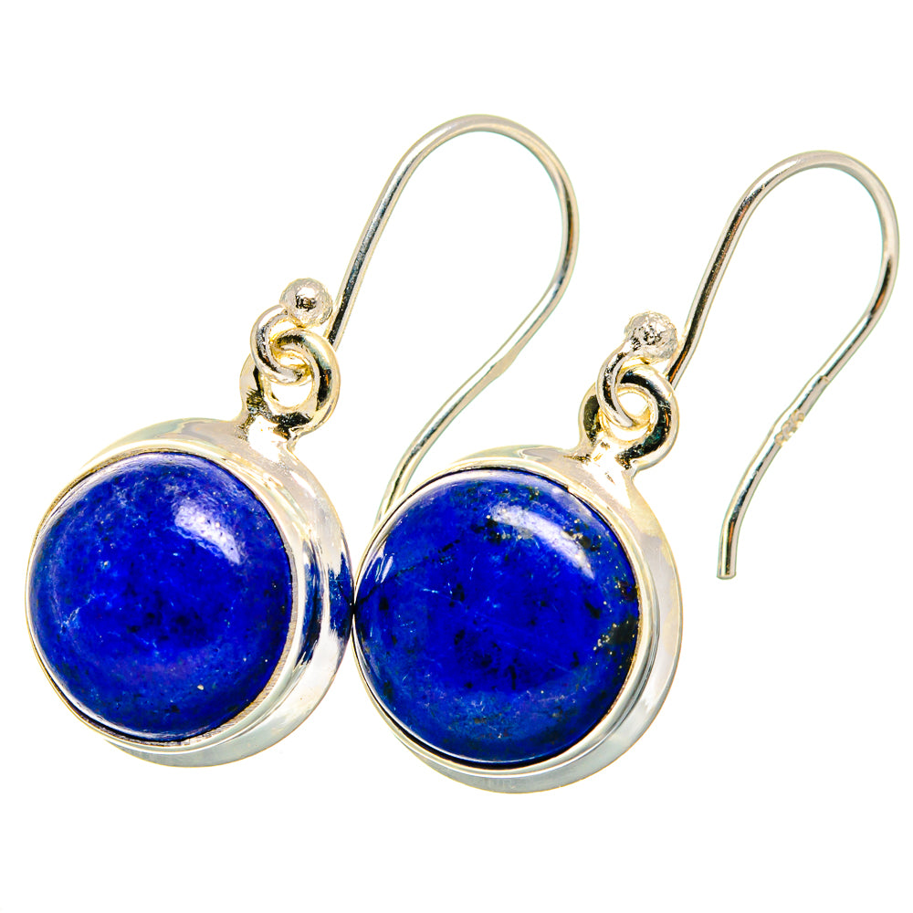 Lapis Lazuli Earrings handcrafted by Anasilvercos - EARR421464