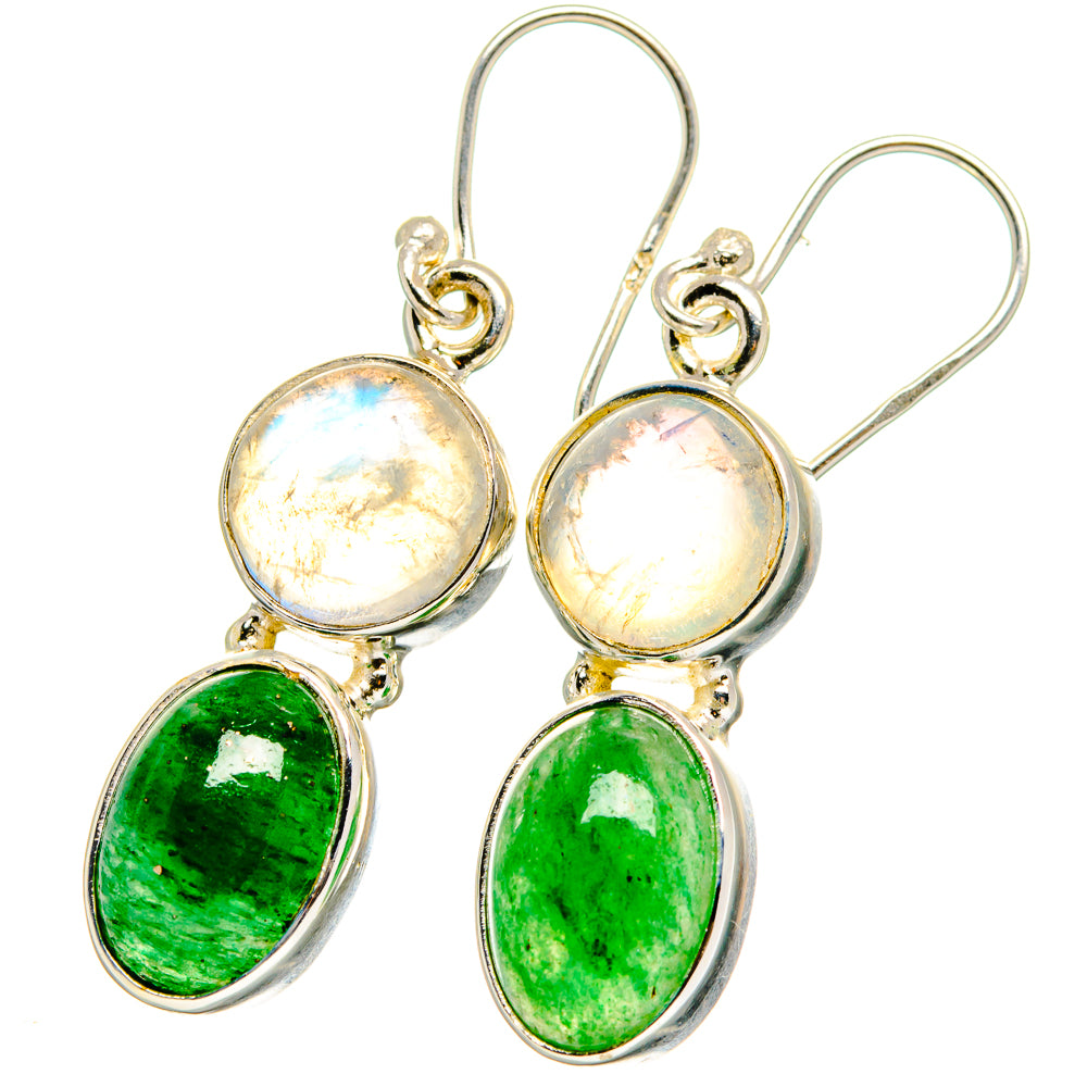 Green Aventurine Earrings handcrafted by Anasilvercos - EARR421466