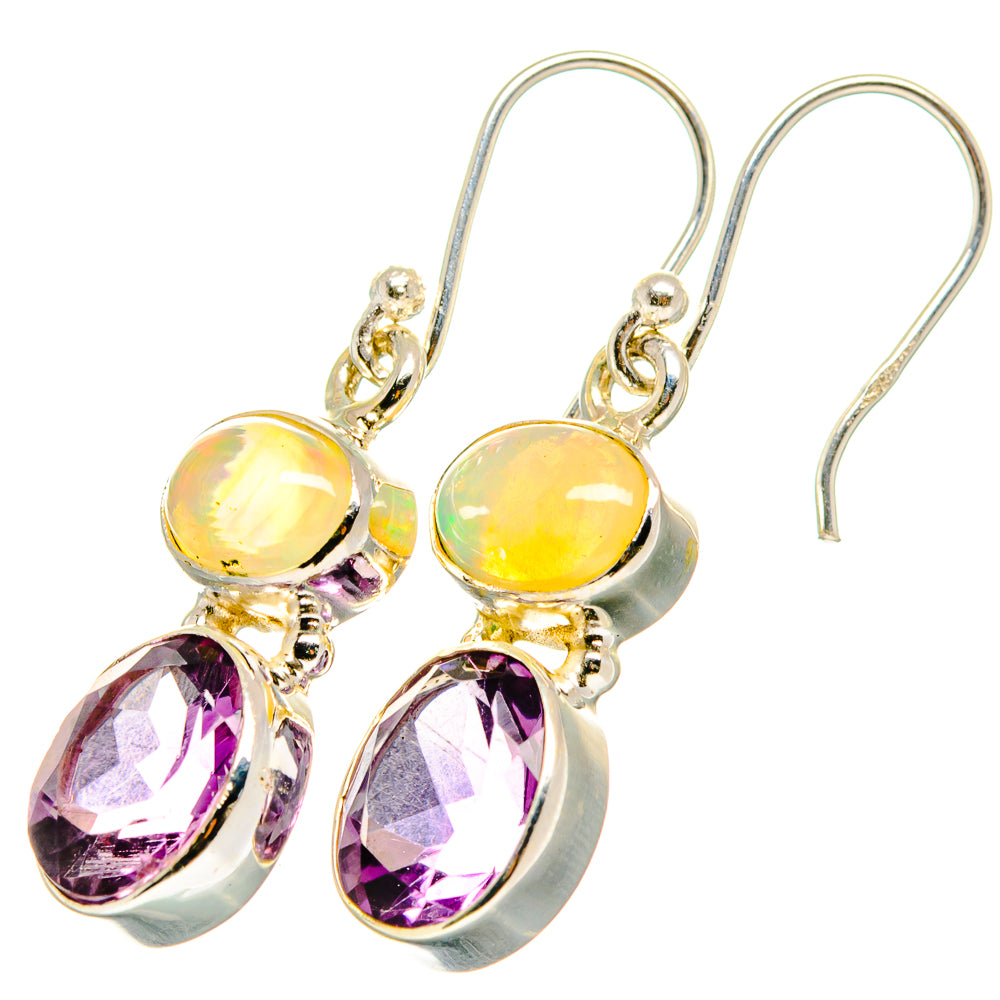 Amethyst Earrings handcrafted by Anasilvercos - EARR421470