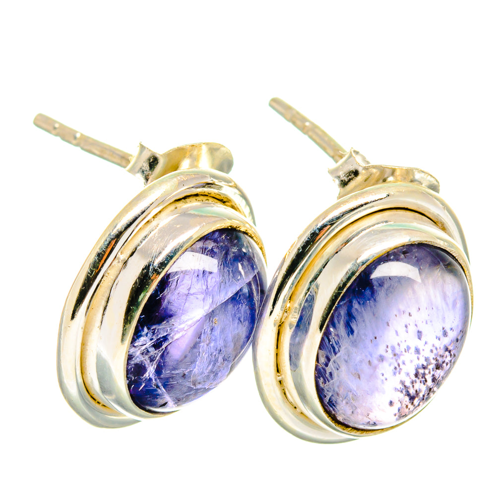Tanzanite Earrings handcrafted by Anasilvercos - EARR421489