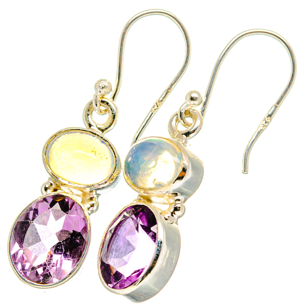 Amethyst Earrings handcrafted by Anasilvercos - EARR421492