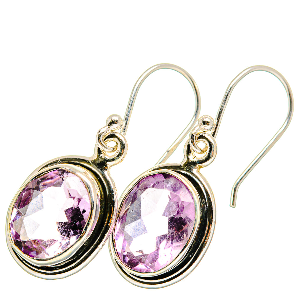 Amethyst Earrings handcrafted by Anasilvercos - EARR421499