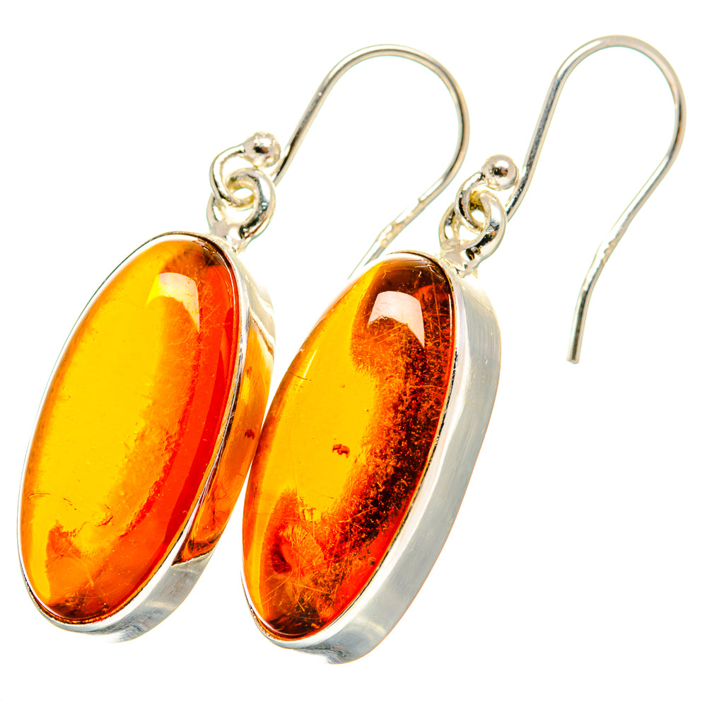 Baltic Amber Earrings handcrafted by Anasilvercos - EARR421503