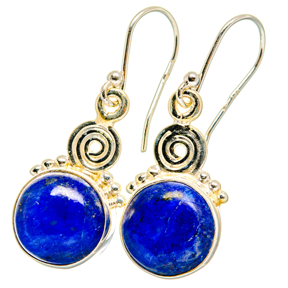 Lapis Lazuli Earrings handcrafted by Anasilvercos - EARR421510