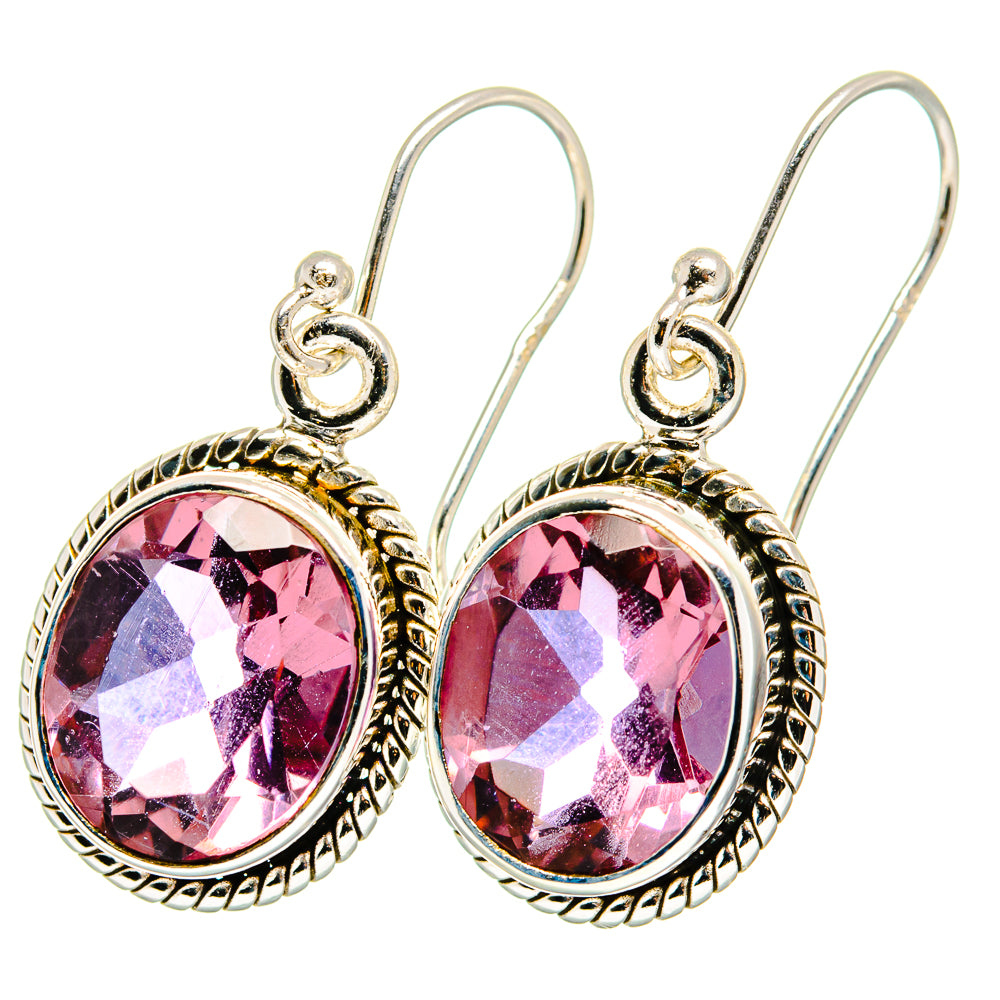Color Change Alexandrite Earrings handcrafted by Anasilvercos - EARR421519