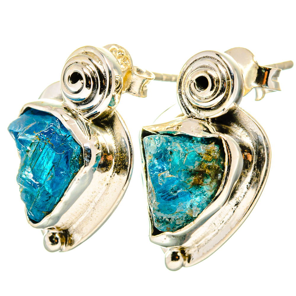 Apatite Earrings handcrafted by Anasilvercos - EARR421531