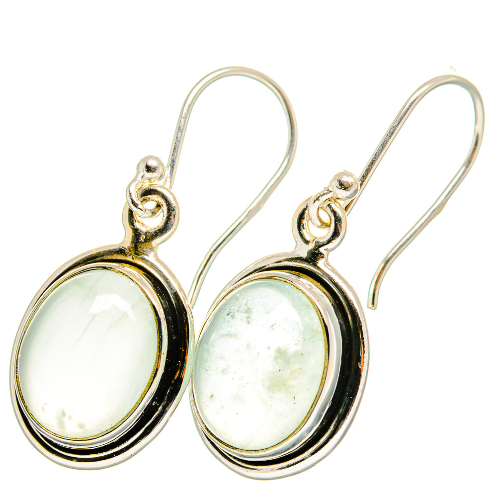 Rainbow Moonstone Earrings handcrafted by Anasilvercos - EARR421555
