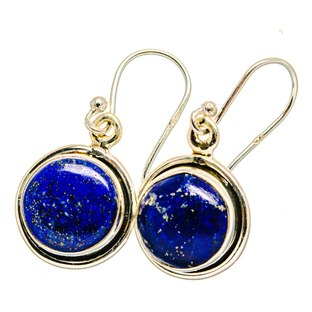 Lapis Lazuli Earrings handcrafted by Anasilvercos - EARR421556