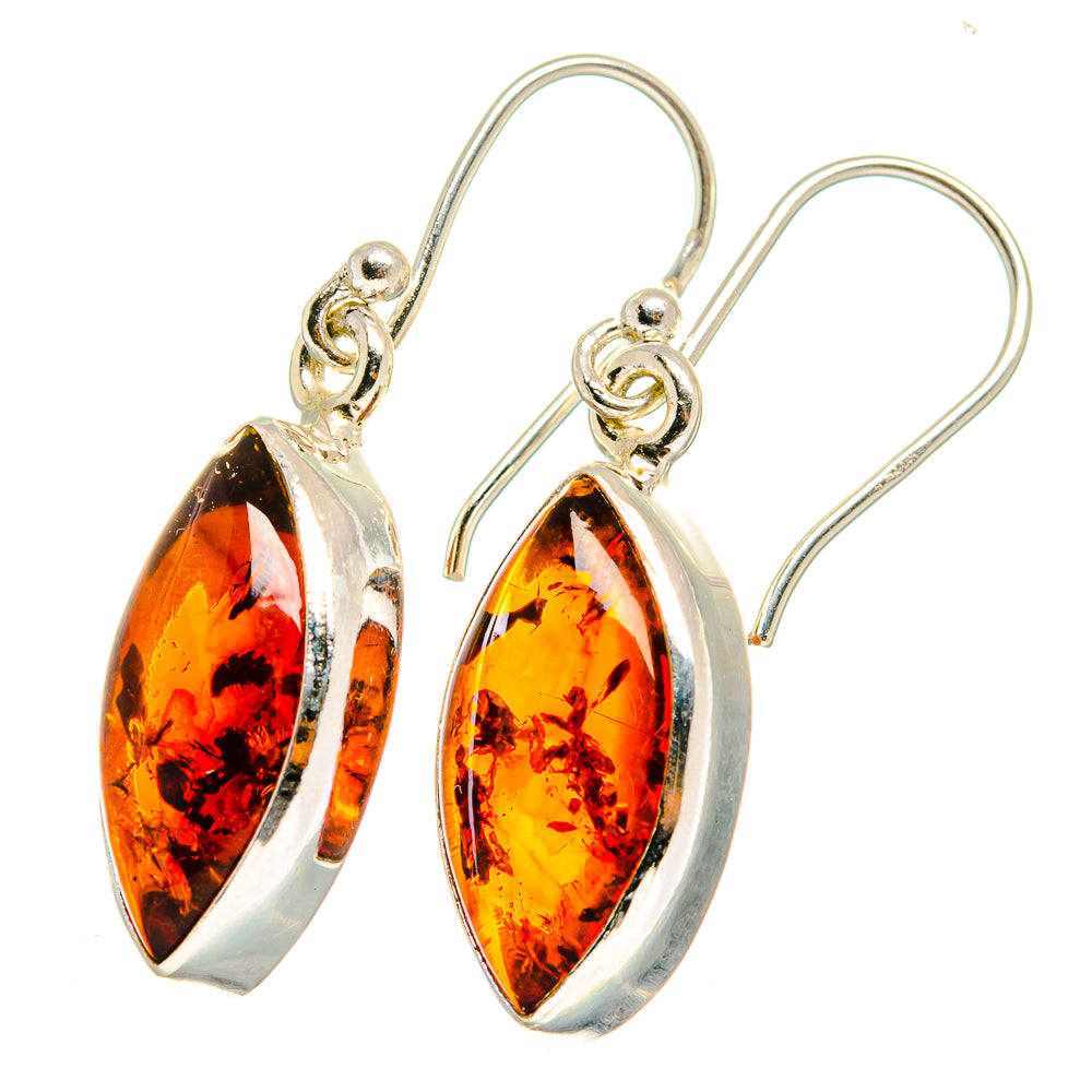 Baltic Amber Earrings handcrafted by Anasilvercos - EARR421557