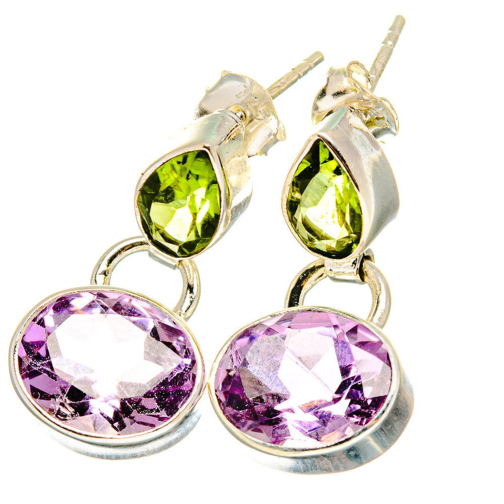 Amethyst Earrings handcrafted by Anasilvercos - EARR421559