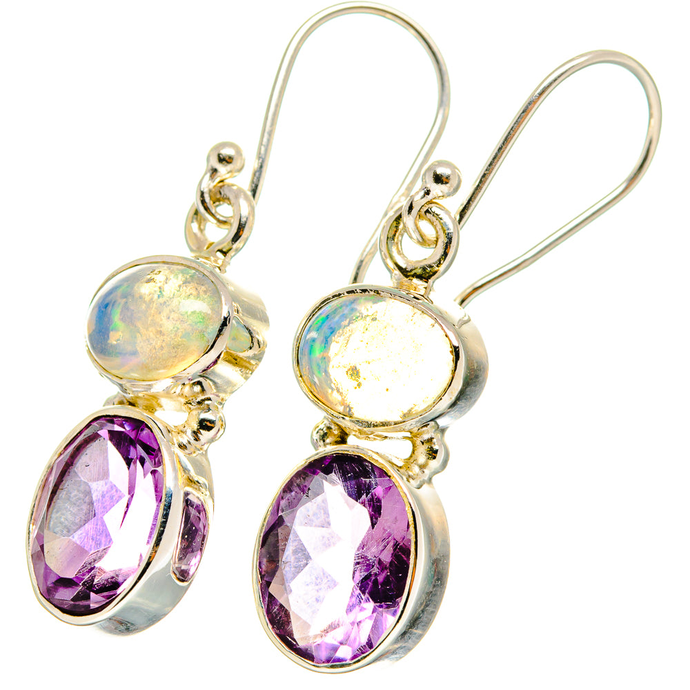 Amethyst Earrings handcrafted by Anasilvercos - EARR421569