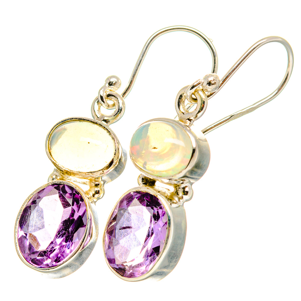 Amethyst Earrings handcrafted by Anasilvercos - EARR421588