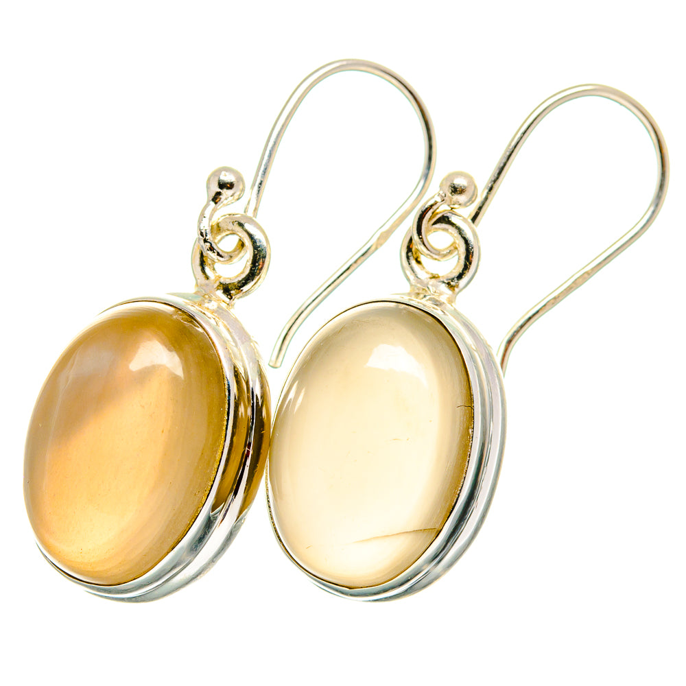 Moonstone Earrings handcrafted by Anasilvercos - EARR421590
