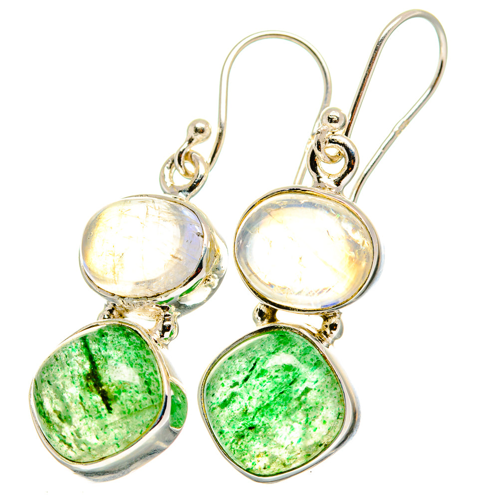 Green Aventurine Earrings handcrafted by Anasilvercos - EARR421600