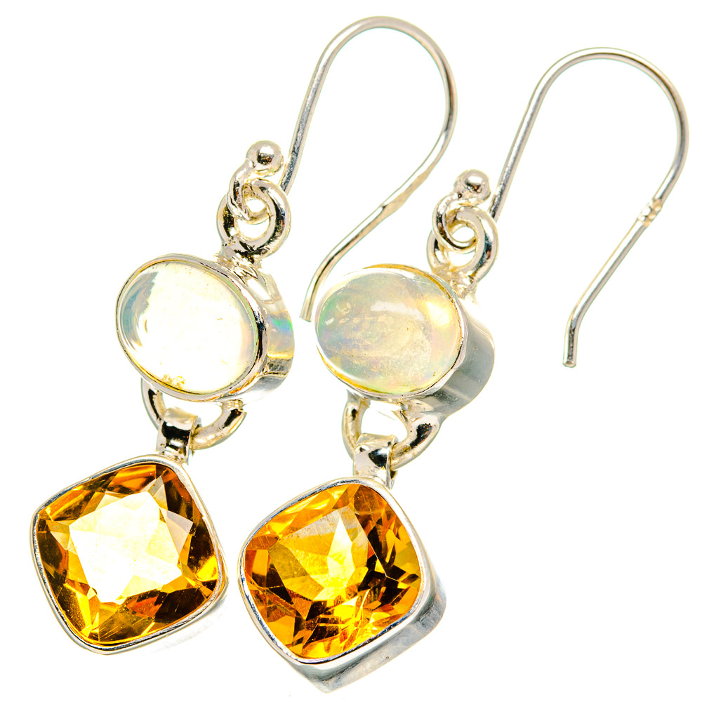 Citrine Earrings handcrafted by Anasilvercos - EARR421604