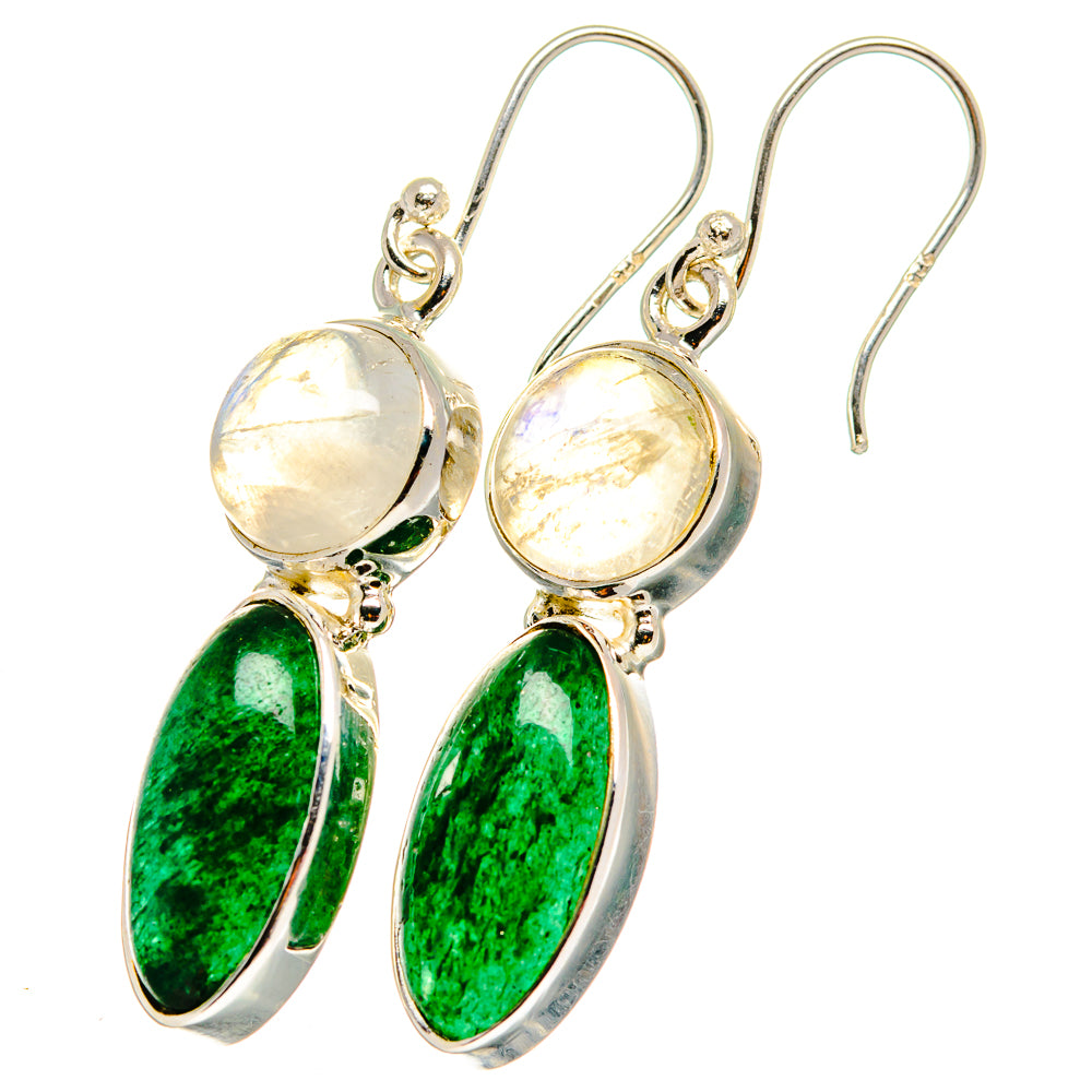 Green Aventurine Earrings handcrafted by Anasilvercos - EARR421605