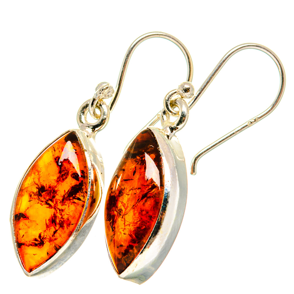 Baltic Amber Earrings handcrafted by Anasilvercos - EARR421607