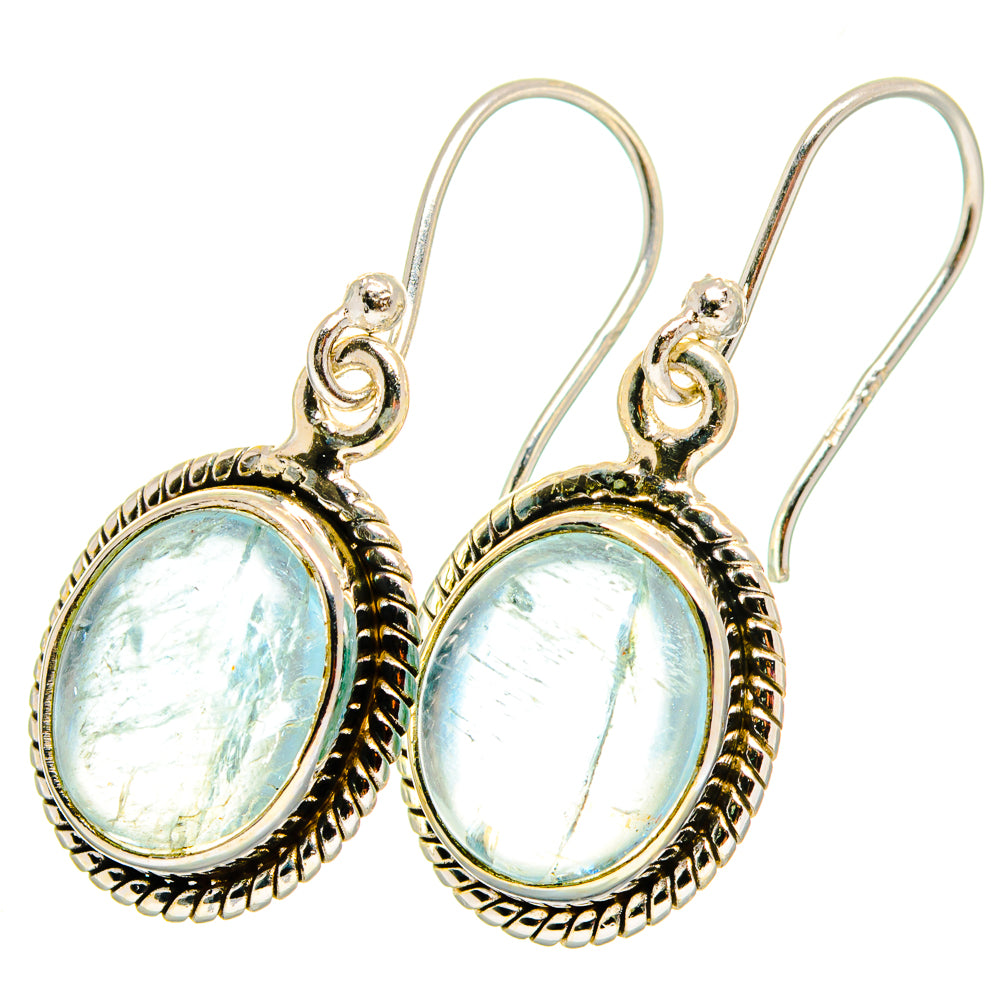 Aquamarine Earrings handcrafted by Anasilvercos - EARR421608 - Photo 2