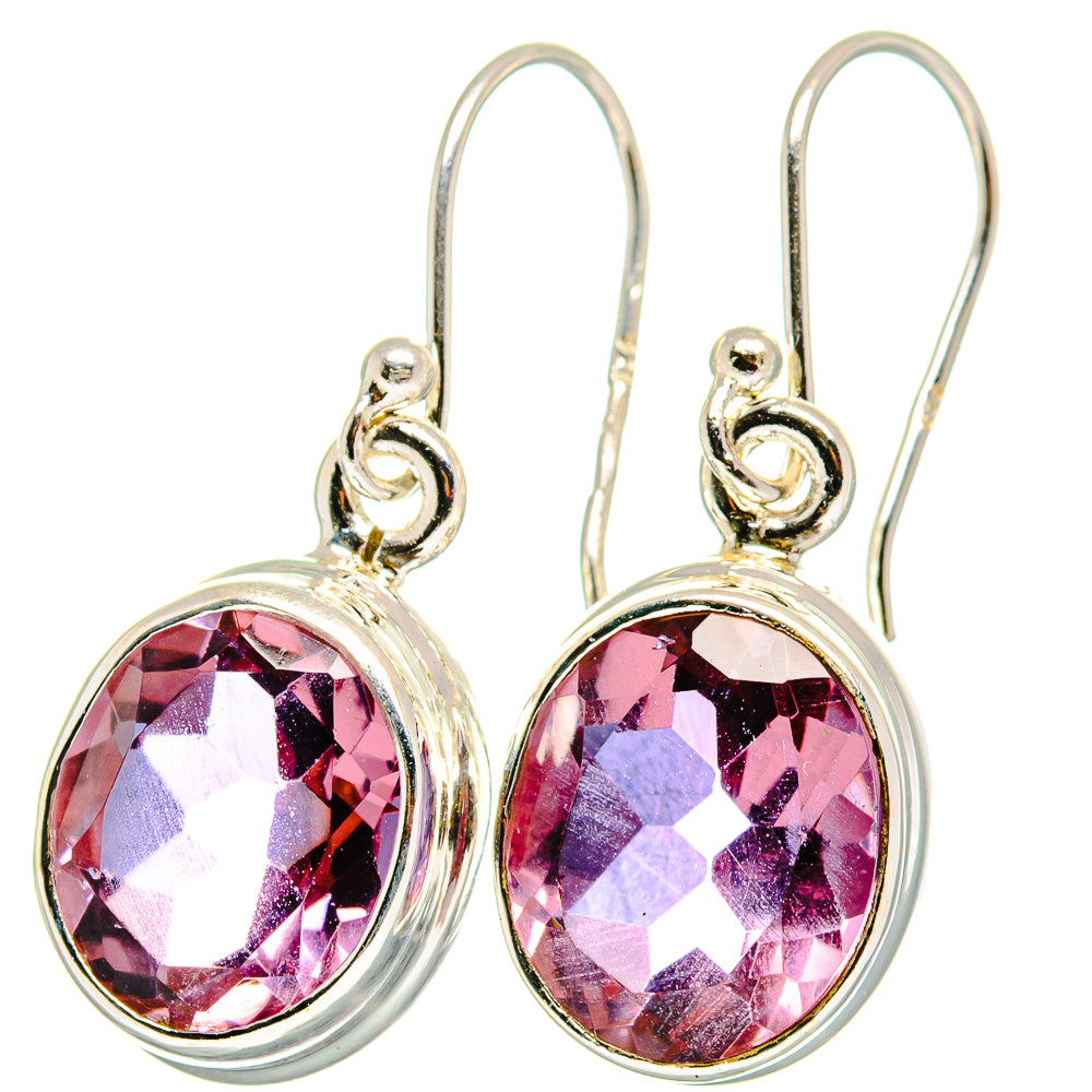 Color Change Alexandrite Earrings handcrafted by Anasilvercos - EARR421631