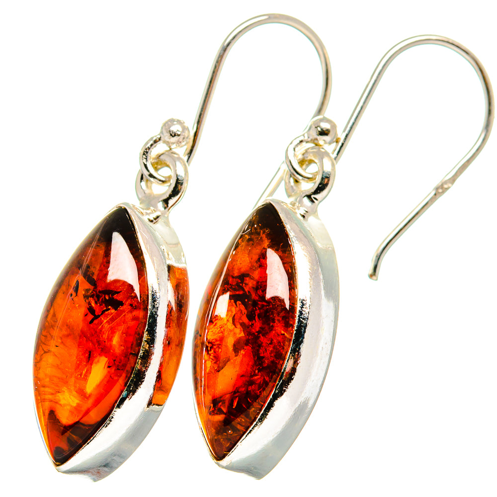 Baltic Amber Earrings handcrafted by Anasilvercos - EARR421634
