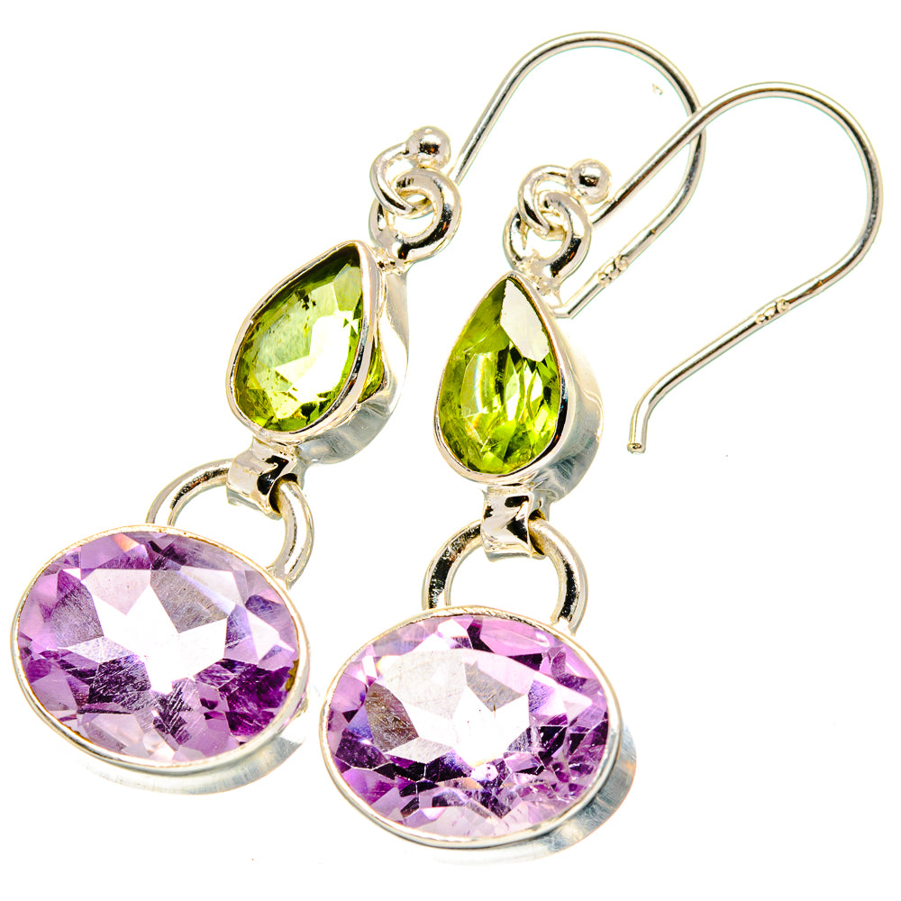Amethyst Earrings handcrafted by Anasilvercos - EARR421659