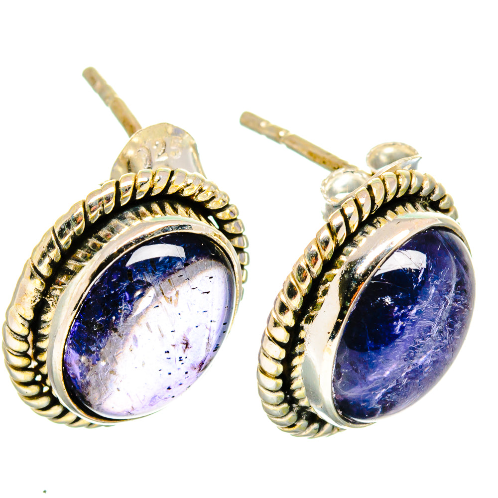 Tanzanite Earrings handcrafted by Anasilvercos - EARR421669
