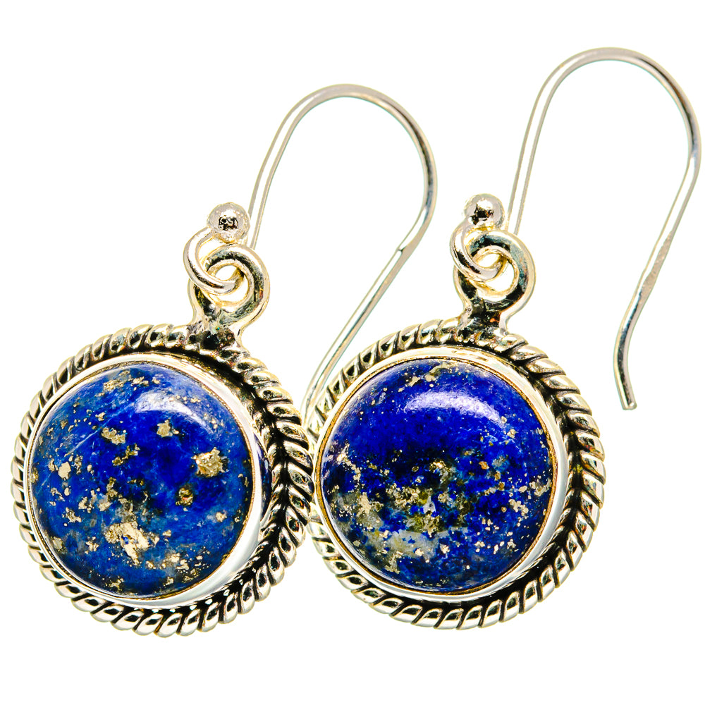 Lapis Lazuli Earrings handcrafted by Anasilvercos - EARR421671