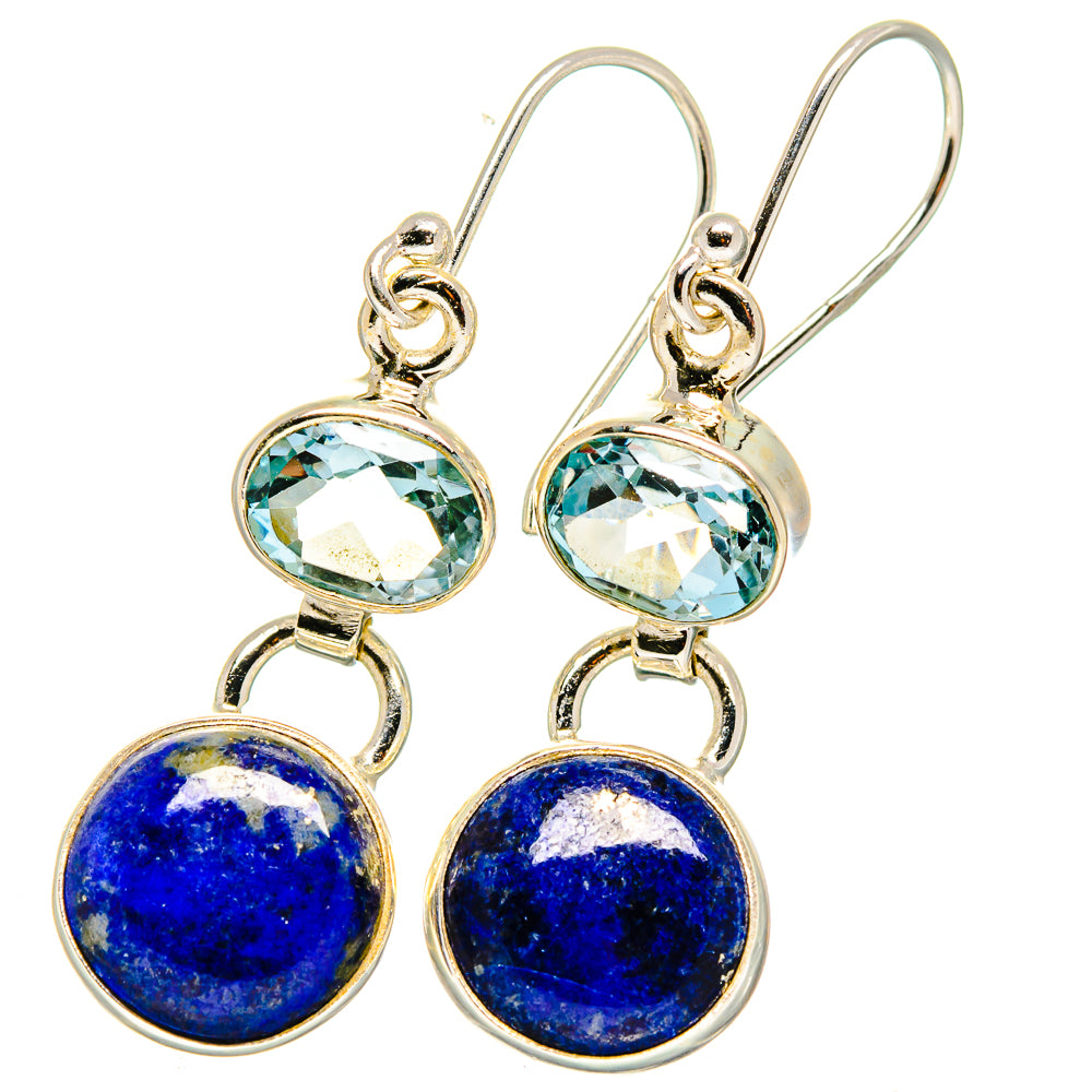 Lapis Lazuli Earrings handcrafted by Anasilvercos - EARR421672