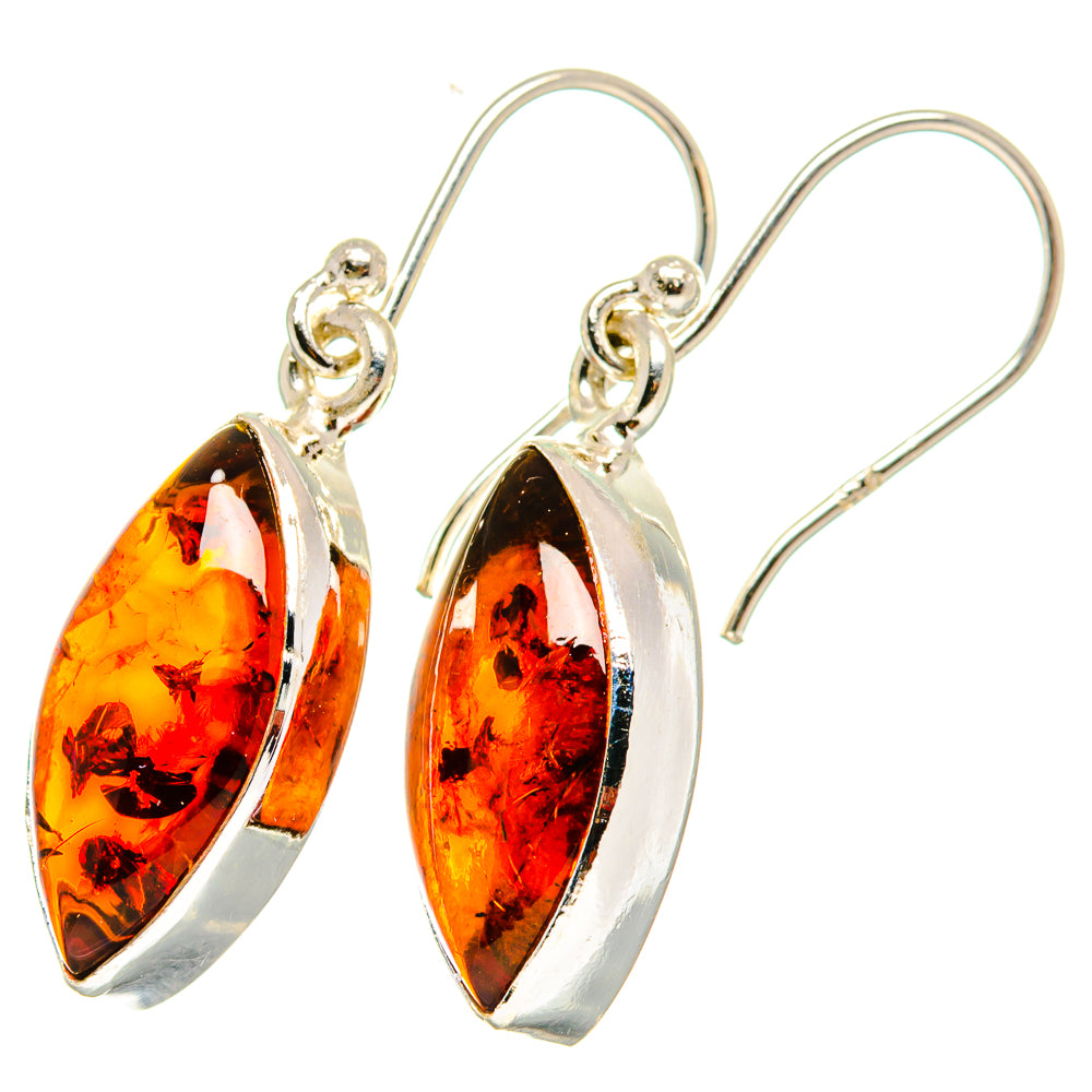 Baltic Amber Earrings handcrafted by Anasilvercos - EARR421675