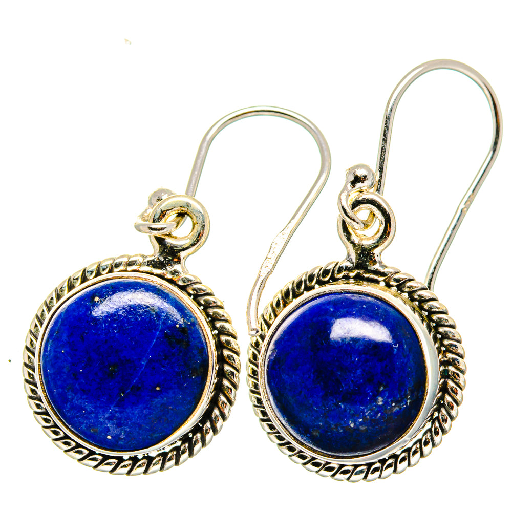 Lapis Lazuli Earrings handcrafted by Anasilvercos - EARR421684