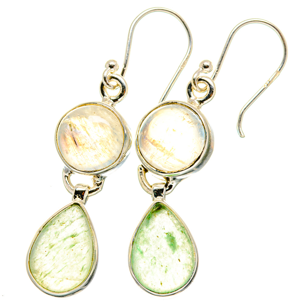 Prehnite Earrings handcrafted by Anasilvercos - EARR421699